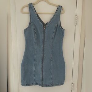 H&M Blue Denim Mini Dress